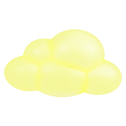 Enceinte murale lumineuse Bluetooth Nuage